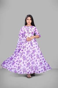 LAAIBACREATION Indi Girls Maxi/Full Length Casual Dress Price in India ...