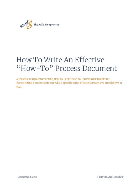 Image result for Process Document Example Form