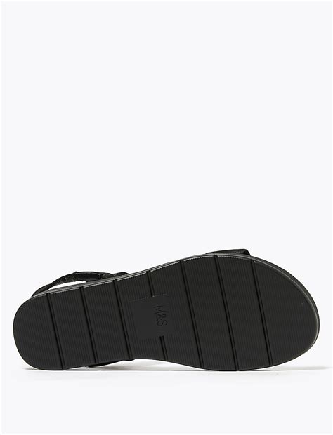 Buy Elastic Strap Flat Open Toe Sandals at Marks & Spencer