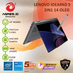Promo Lenovo IdeaPad 5 2-in-1 14IRU9 Core 5 120U 16GB 512GB W11 OHS ...