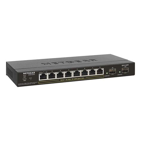 Buy NETGEAR GS310TP 8-Port Gigabit Ethernet Network Hub - TPSTech