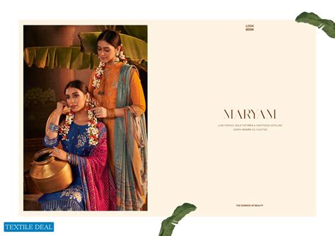 Jay Vijay Maryam Wholesale Pure Russian Silk With Fancy Embroidery And ...