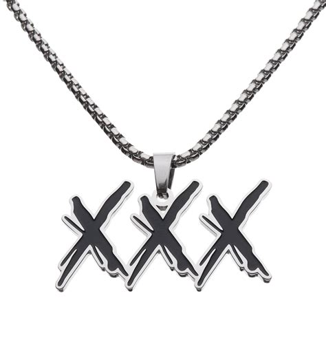 XXX revenge rapper欧美潮牌男女嘻哈个性情侣吊坠项链_虎窝淘