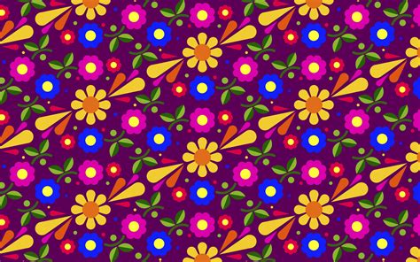 Download wallpaper 3840x2400 flowers, patterns, multicolored, vector 4k ...