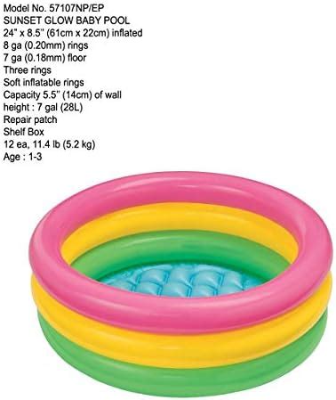 Intex Inflatable Swimming Pool With Hand Pump : Amazon.in: Toys & Games