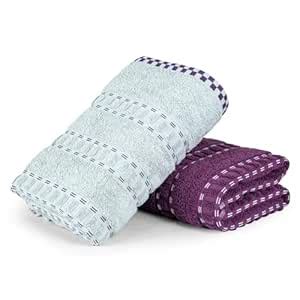 MYTRIDENT Towels for Bath, His and Her Towel Collection 2 Piece Bath ...