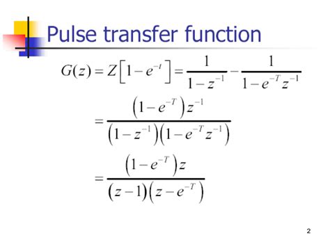 Image result for General Transfer Function Pulse Wave