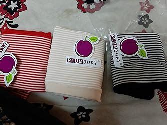 PLUMBURY® Women's Cotton High Waist Full Coverage Hipster Panty,Free ...