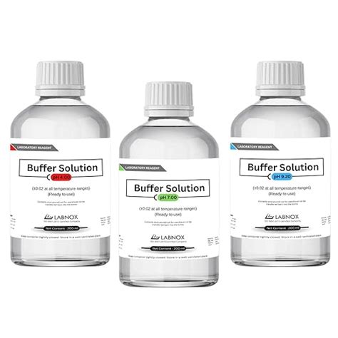 Labnox® pH Buffer Solution pH 4.00 ph 7.00 ph 9.20 | pH Liquid ...