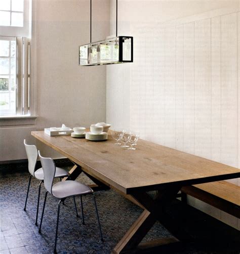 dining room table against wall