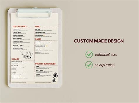 Image result for Two-Page Menu