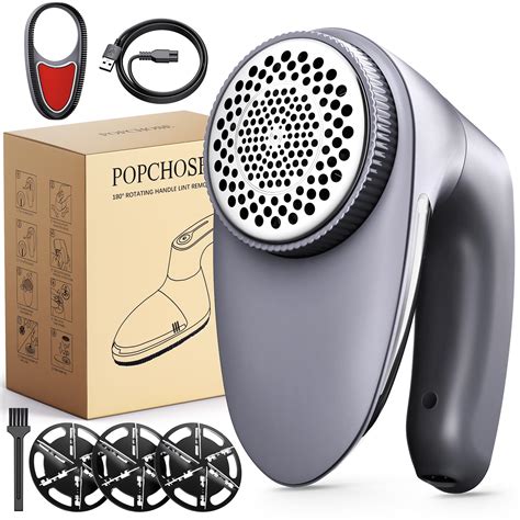 POPCHOSE Fabric Shaver for Clothing, Electric Lint Remover Sweater ...