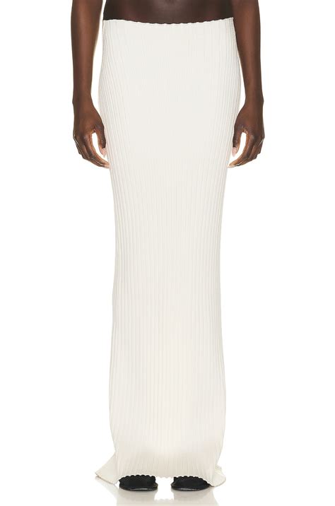 The Row Moss Skirt in Latte | FWRD