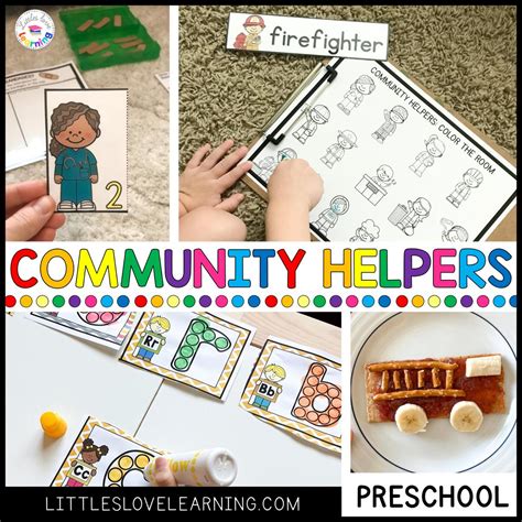 The BEST Community Helpers Activities for Preschool & Kindergarten