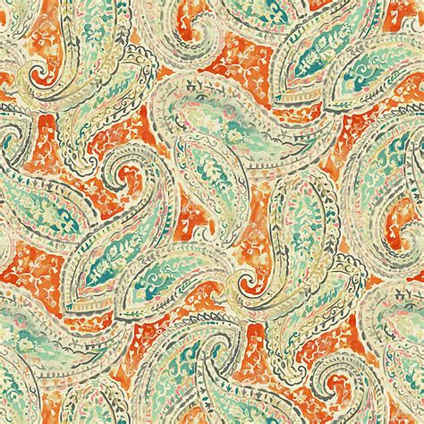 Bridgette Coral Fabric by the Yard | Ballard Designs