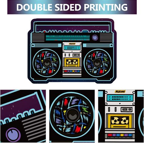 Buy 80's Party Decorations, 10 to 12 Inch 80's Cutouts Large Cassette ...
