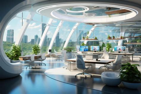 High-Tech Office Background 的图像结果