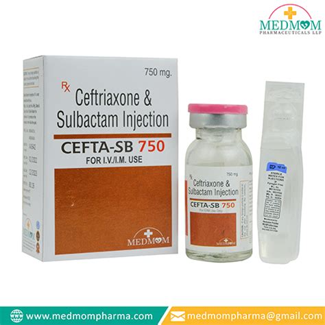 CEFTA -SB 750 Injecction Medmom Pharmaceuticals LLP
