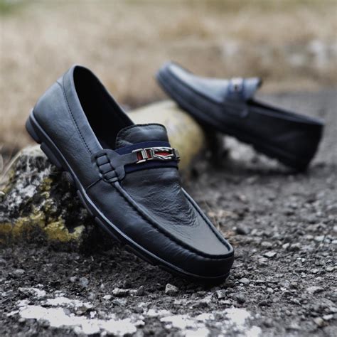 Men's SlipOn Leather Shoes Loafers Formal Work Casual Men's Leather ...