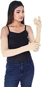 GREENPORT lovely Cotton Full Arm/Hand Sleeves Gloves For Summer, Dust ...