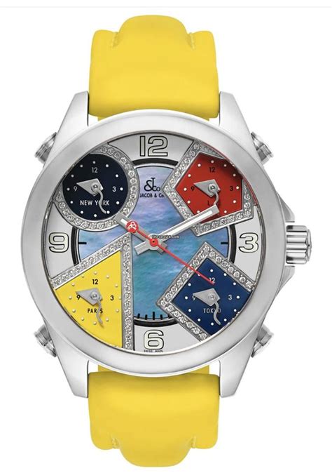 Jacob & Co. JC Five Time Zone Diamonds for Rs.284,776 for sale from a ...