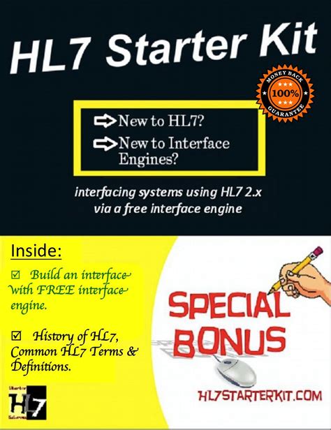 HL7 Starter Kit -What Is HL7?: New to HL7? New to Interface Engines? If ...