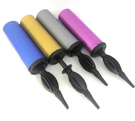 HK Balloons Balloon Manual Hand Pump for Latex Foil, Helium Air Animal ...
