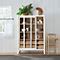 Hamstead Kitchen Pantry Storage Cabinet with Drawers & Glass Doors