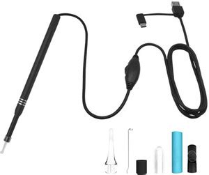 microware Otoscope,Ear Endoscope,Ear Wax Removal Tool,3 in 1 Ear Scope ...