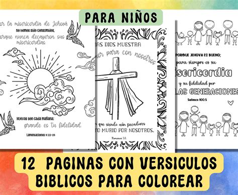 Spanish Bible Verse Coloring Pages