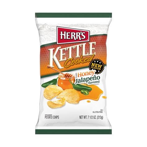 Herr's Honey Jalapeno Flavored Kettle Cooked Chips - 7.5 oz - Walmart.com