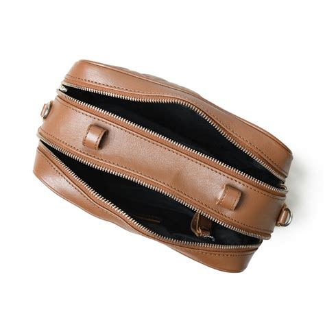 Stylish Mini Quilted Crossbody Bag, Rich Brown — MaheTri