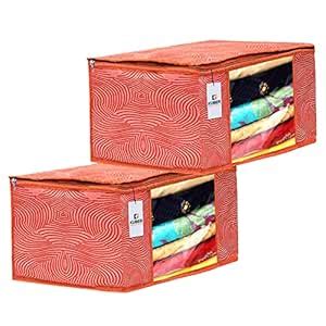 Kuber Industries Non-Woven Saree Covers With Zip|Lahariya Print ...