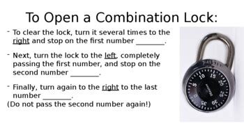 Image result for Remove Combination Lock Wire