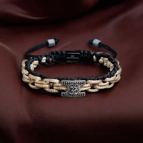 Staunch Follower Tribal OM Red String Bracelet