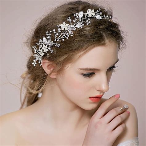 SONGQEE Silver Rhinestone Flower Girl Headpiece for Weddings India | Ubuy