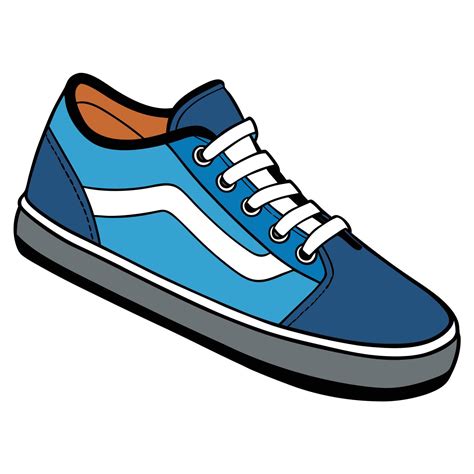 Blue sneakers clip art 51288121 Vector Art at Vecteezy