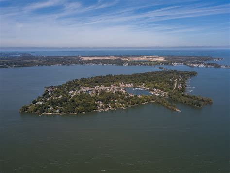 Johnson's Island Ohio Aerial Photo Print - Etsy