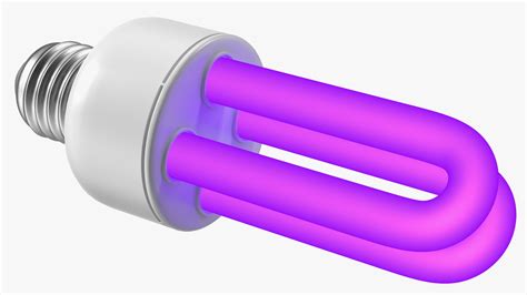 Ultraviolet Light Bulb Lamp Fluorescent 3D Model - TurboSquid 2131779