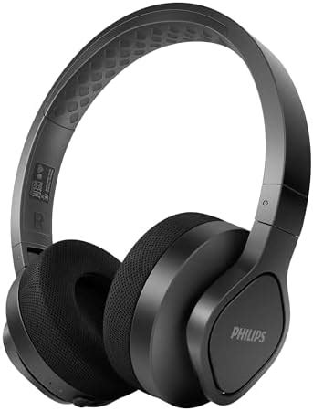 PHILIPS Audio TAH4209BK/00 Bluetooth Headphones,Lightweight and ...