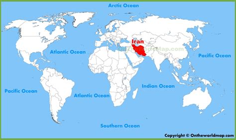 Where Is Iran Map