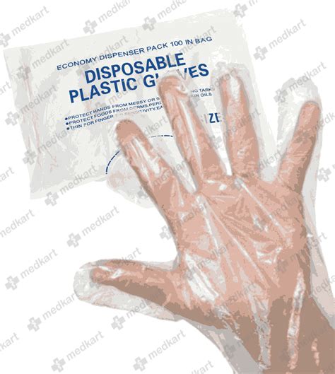 PLASTIC HAND GLOVES : View Price, Combination and Alternatives | Medkart