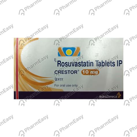 Crestor 10 MG Tablet (10): Uses, Side Effects, Price & Dosage | PharmEasy
