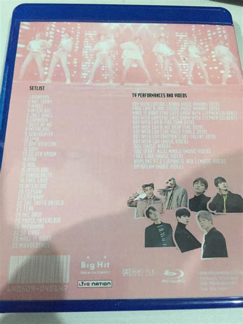 Bluray BTS - Love Yourself – Speak Yourself World Tour (Map Of The Soul Persona Tour) - MADONNA ...