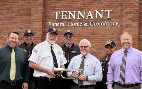 Tennant Funeral Home donates ceremonial bugle to VFW and American ...