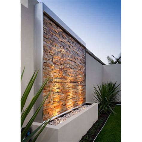 Stone Tile Exterior Cladding Waterfall Fountain Manufacturer, Stone ...