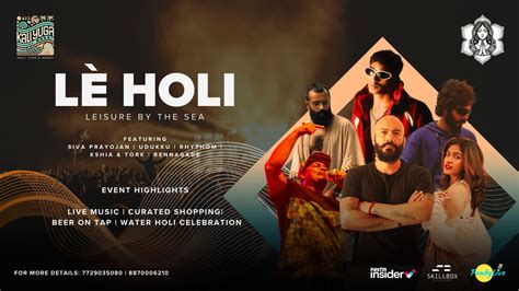 Le Holi by Kaliyuga Osai, RUBY BEACH, Pondicherry, 15 March 2025 ...