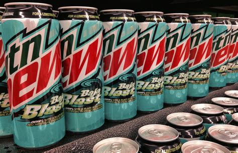 Mountain Dew Baja Blast Caffeine