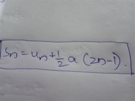 Denfine the 4th Equation of motion. - Brainly.in