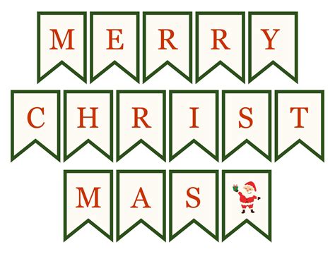 15 Best Merry Christmas Printable Letters for Free